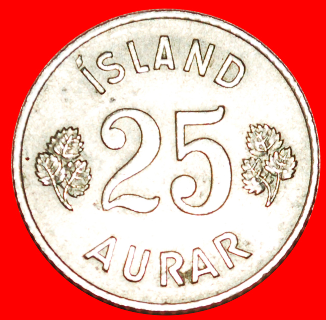  + GROSSBRITANNIEN BIRKE (1946-1967): ISLAND ★ 25 OERE 1959! OHNE VORBEHALT!   