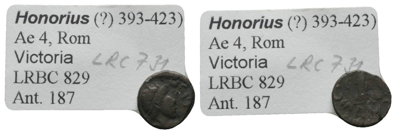  Antike, Römisches Kaiserreich, Kleinbronze; 1,15 g   