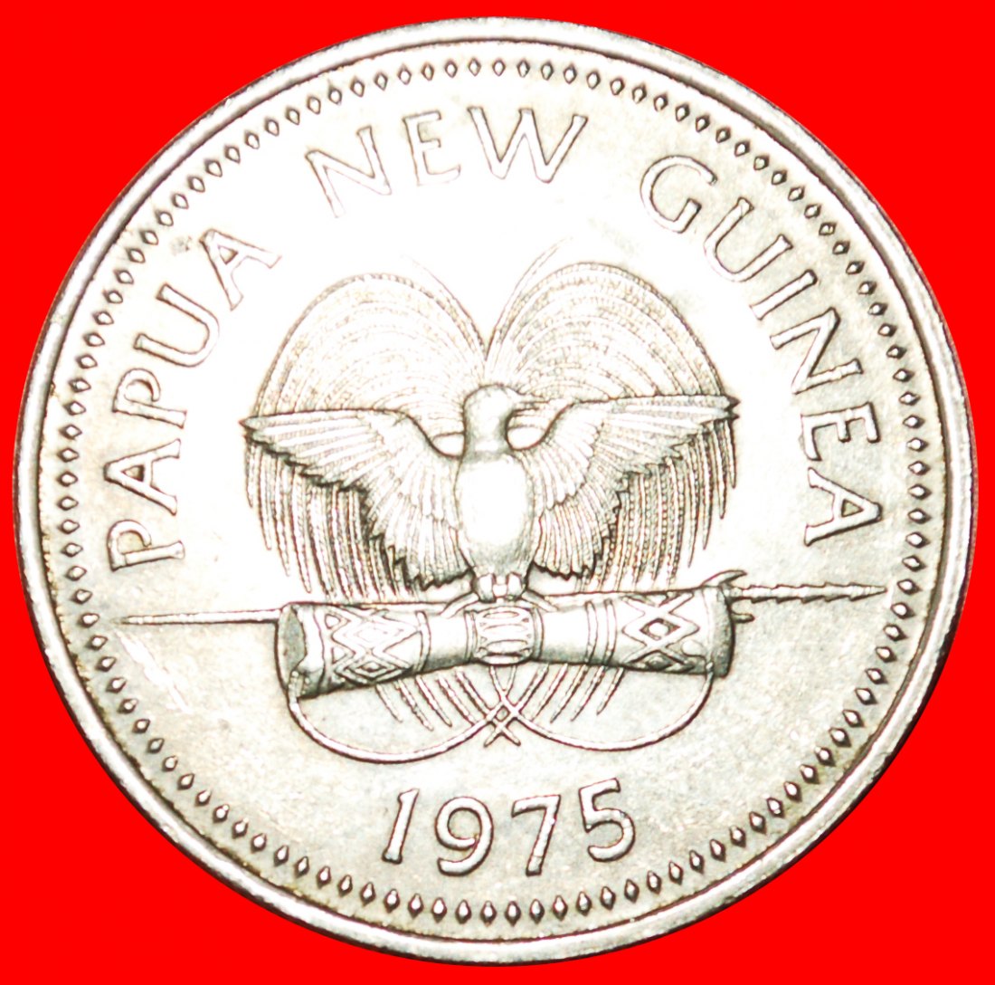  + GROSSBRITANNIEN VOGEL: PAPUA NEU-GUINEA ★ 20 TOEA 1975! OHNE VORBEHALT!   