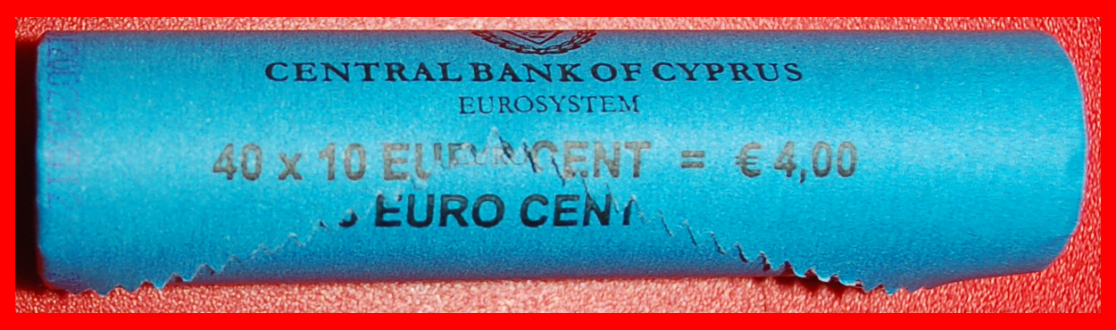  + GREECE: CYPRUS ★ 10 CENT 2012 UNC NORDIC GOLD ROLL UNCOMMON! SHIP! LOW START ★ NO RESERVE!   