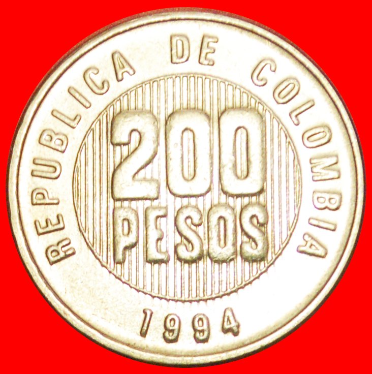  + QUIMBAYA: KOLUMBIEN ★ 200 PESOS 1994 ENTDECKUNG MÜNZE! OHNE VORBEHALT!   