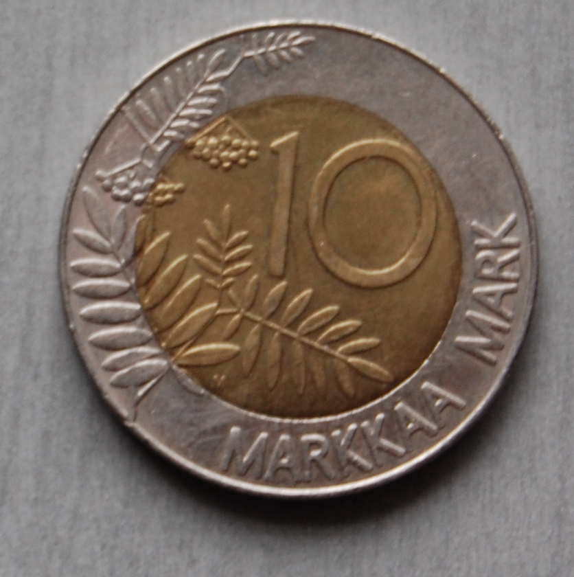  10 Markkaa 1993  Finnland   