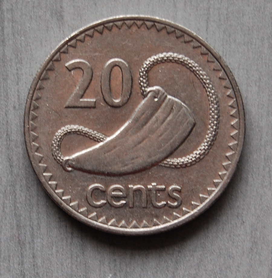  20 Cents Fiji 1990 KM 53a   