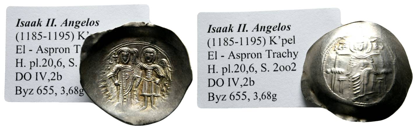  Antike, Byzanz, Elektron Aspron Trachy ; 3,67 g   