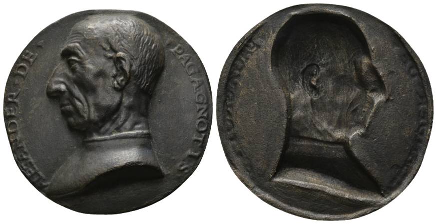  Italia Alexander de Pagagnotis Medaille o. J., späterer Bronzeguss; 61,04 g, Ø 81 mm   