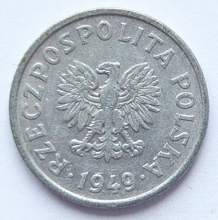  Polen 20 Groszy 1949 Alu   