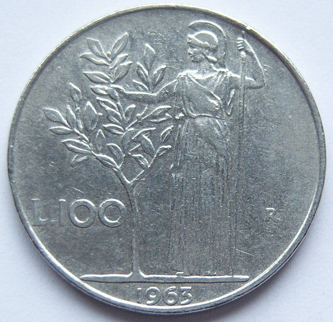  Italien 100 Lire 1963   
