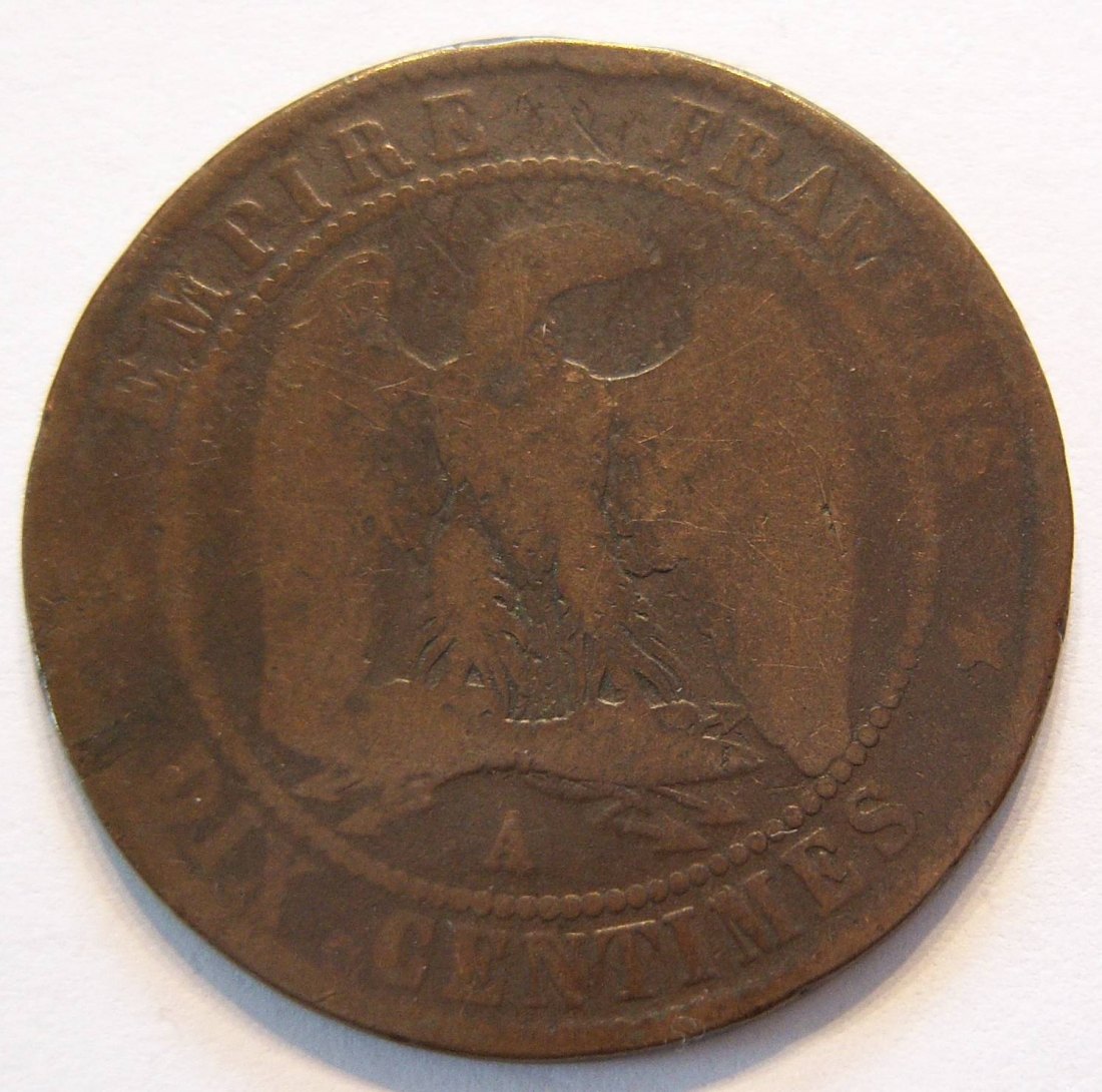  Frankreich 10 Centimes 1857 A   
