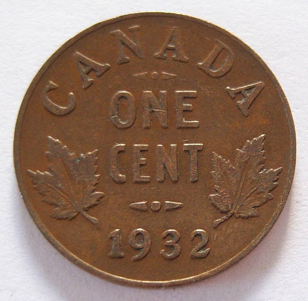  Kanada 1 One Cent 1932   