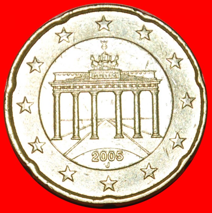  + NORDIC GOLD (2002-2007): GERMANY ★ 20 EURO CENT 2005J! LOW START ★ NO RESERVE!   