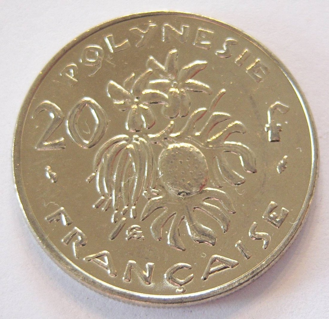  Französisch Polynesien 20 Francs 1991   