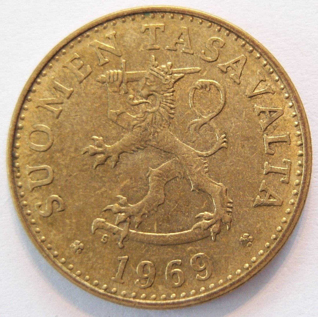  Finnland 50 Penniä 1969   
