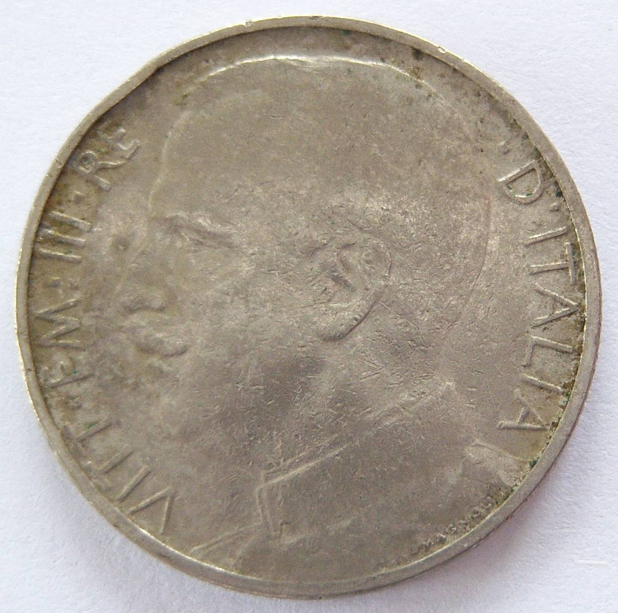  Italien 50 Centesimi 1920 Rand geriffelt Riffelrand   