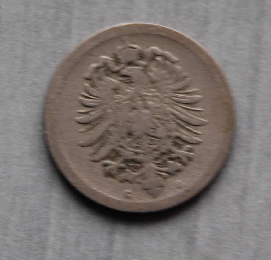  Kaiserreich 5 Pfennig 1874 G  s/ss   
