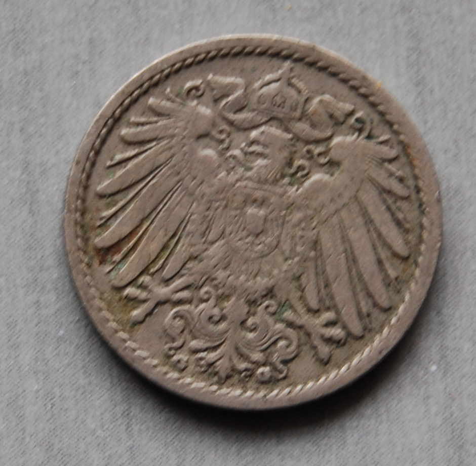 Kaiserreich 5 Pfennig 1901 G  ss   