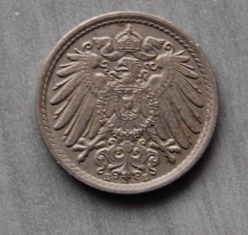  Kaiserreich 5 Pfennig 1915 E   ss   