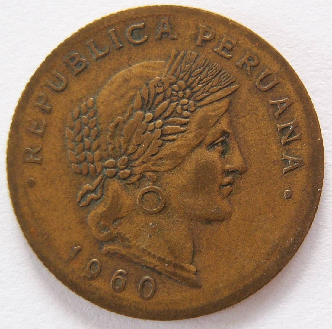  Peru 20 Centavos 1960   