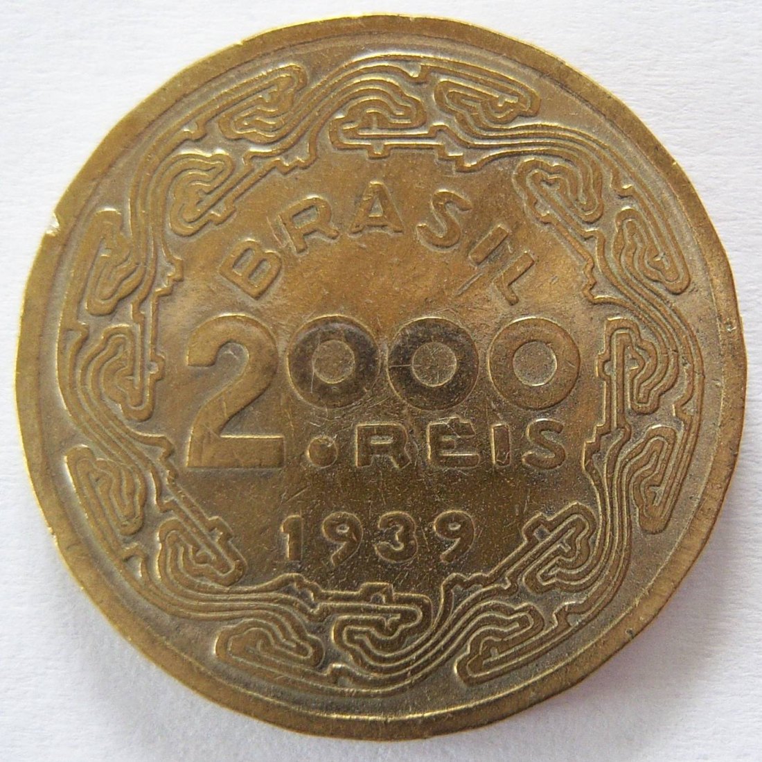  Brasilien 2000 Reis 1939   