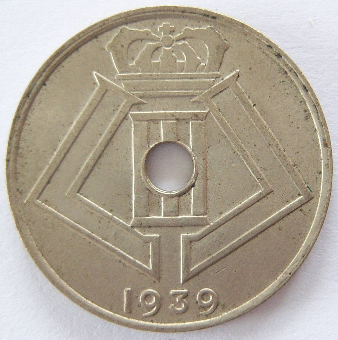  Belgien 25 Centimes 1939 BELGIQUE - BELGIE   