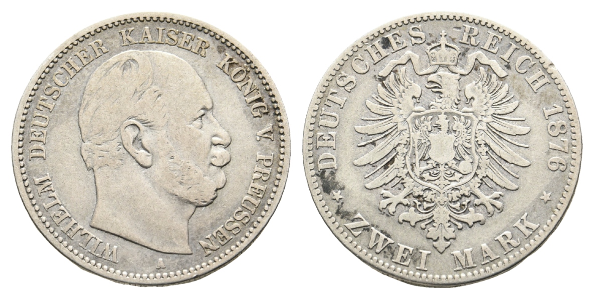  Preussen, 2 Mark 1876   