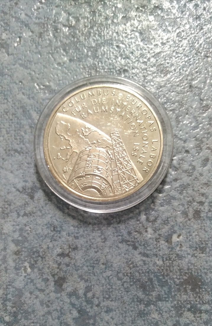  10 Euro Silbermünze BRD 2002, Museumsinsel, Bankfrisch, nicht im Umlauf  gekapselt   