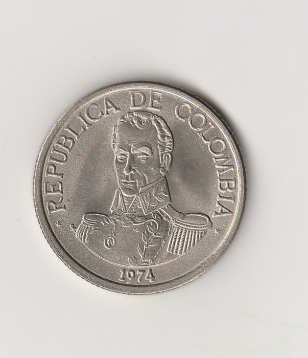  1 Peso Kolumbien 1974  (M014)   
