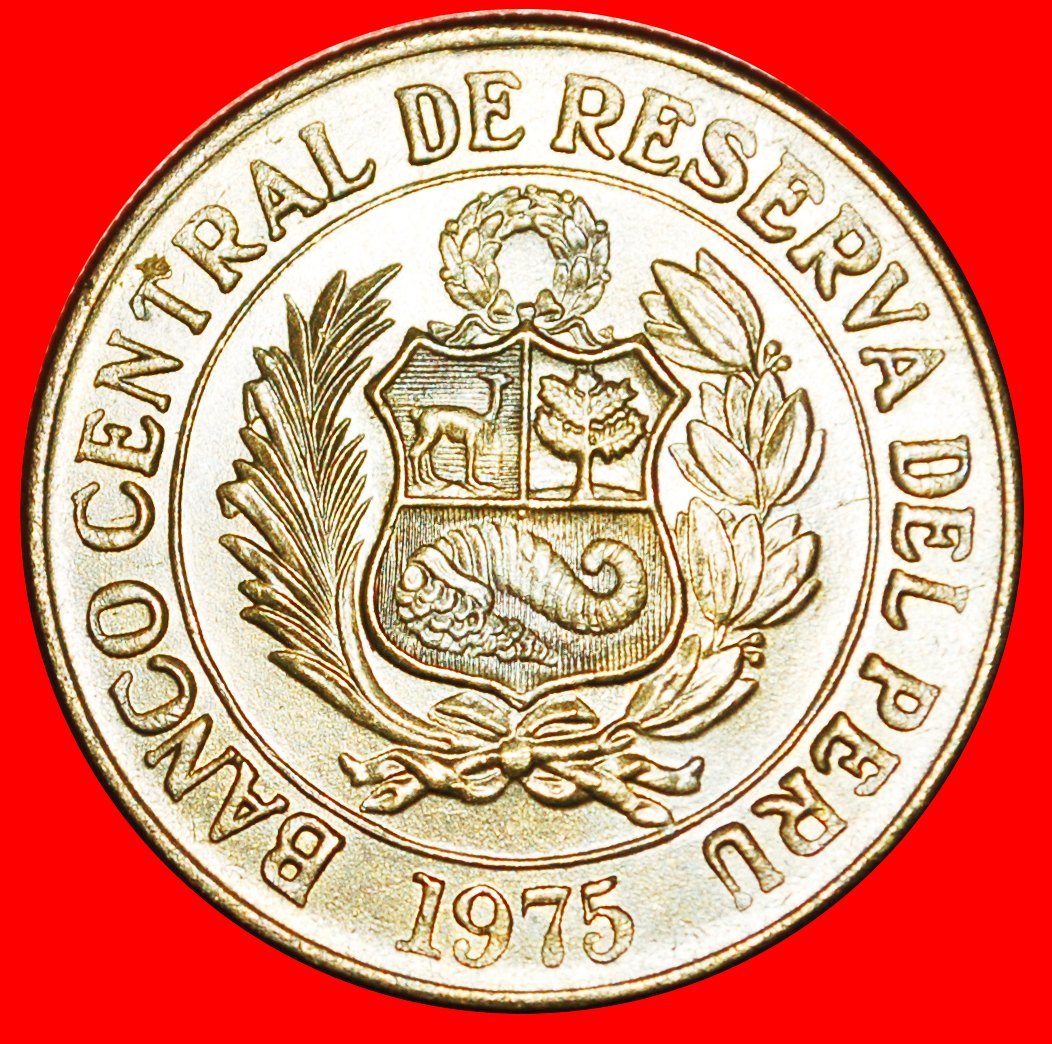  · VICUNJA (1966-1975): PERU ★ 1 SOL DE ORO 1975 VZGL STEMPELGLANZ! OHNE VORBEHALT!   