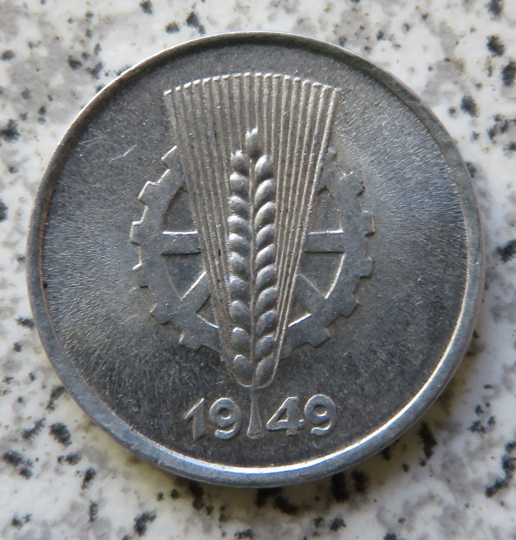  DDR 1 Pfennig 1949 A, funz/unz   