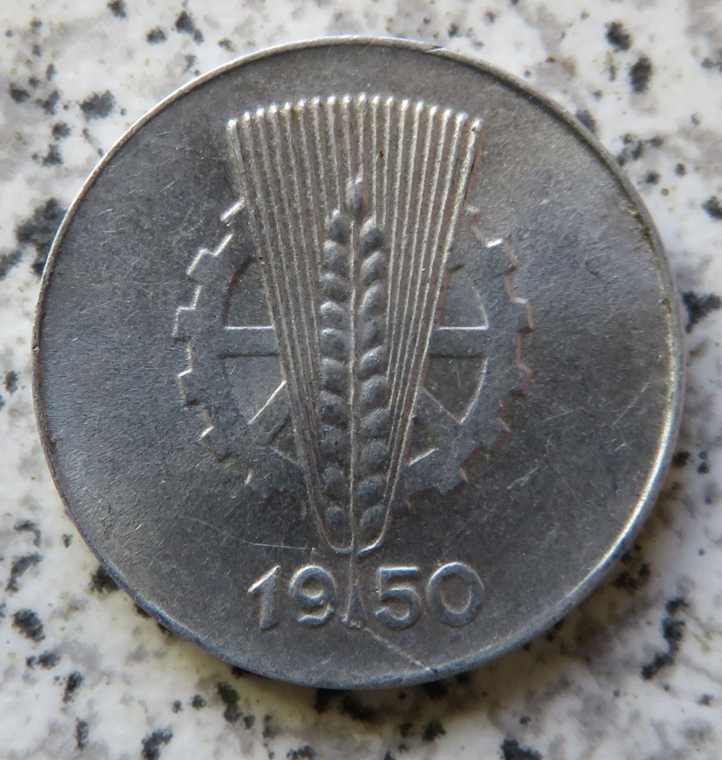  DDR 1 Pfennig 1950 E, besser   