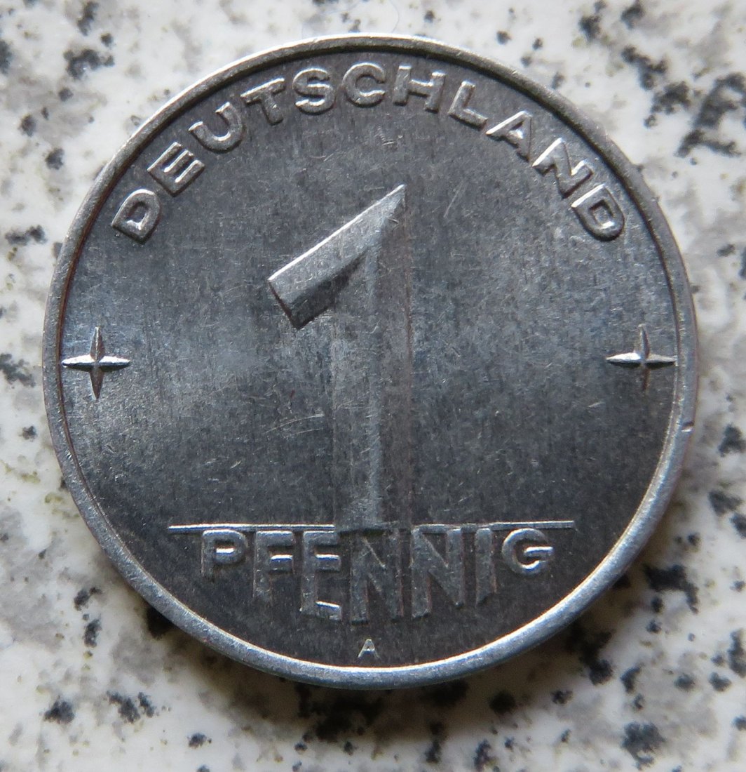  DDR 1 Pfennig 1953 A, Erhaltung!   