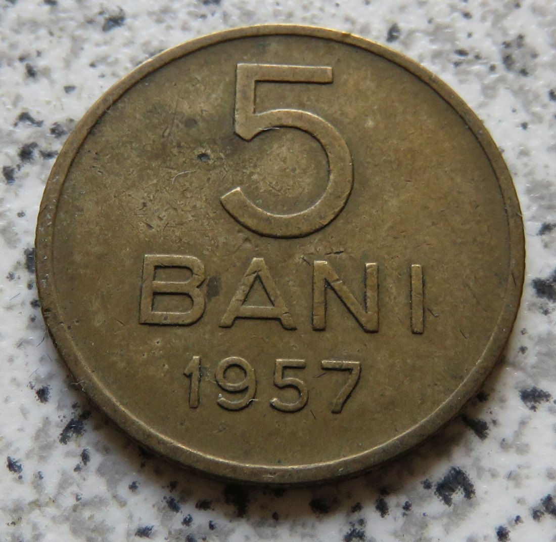  Rumänien 5 Bani 1957   