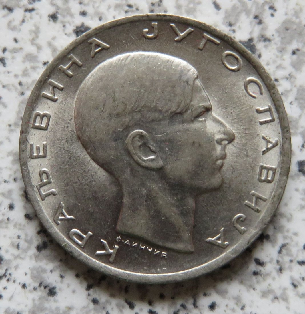  Jugoslawien 10 Dinara 1938 (2)   