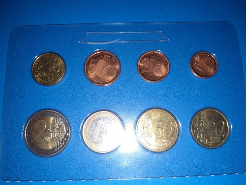 Slowenien KMS lose - 8 Münzen 1 cent - 2 EURO 2007 bankfrisch