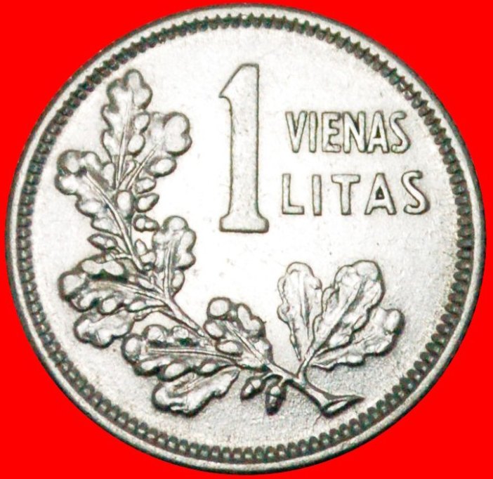  • CHASE: lithuania (ex. USSR, russia) ★ 1 LIT 1925 SILVER! LOW START ★ NO RESERVE!   