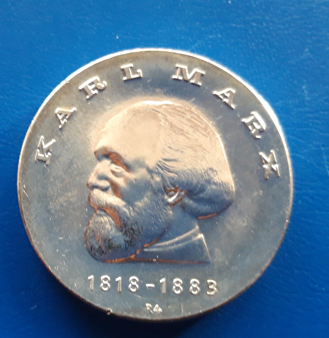 DDR Karl Marx 20 Mark 1968 stgl.