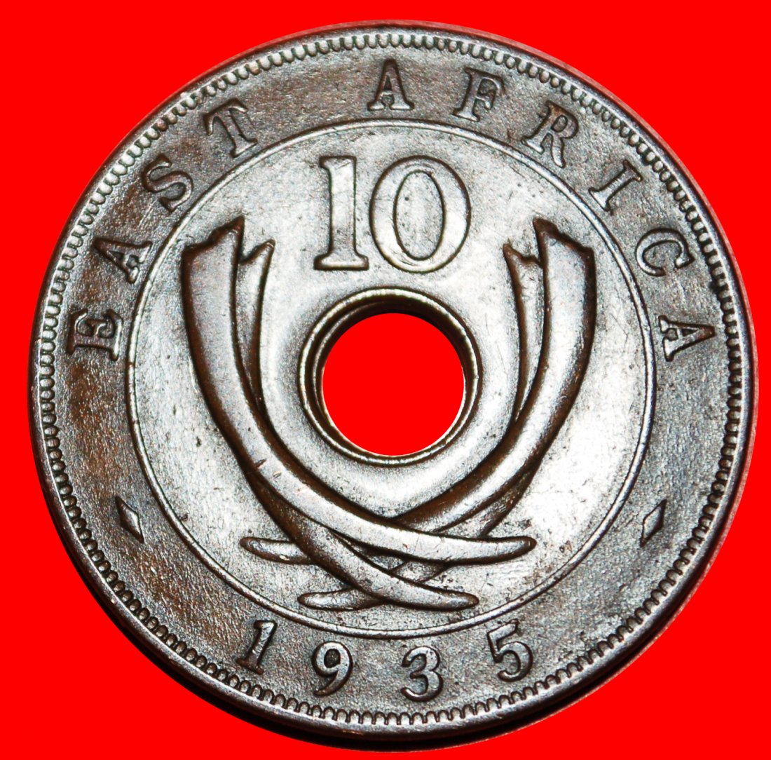  • GREAT BRITAIN (1921-1936): EAST AFRICA ★10 CENTS 1935! George V (1911-1936) LOW START★ NO RESERVE!   