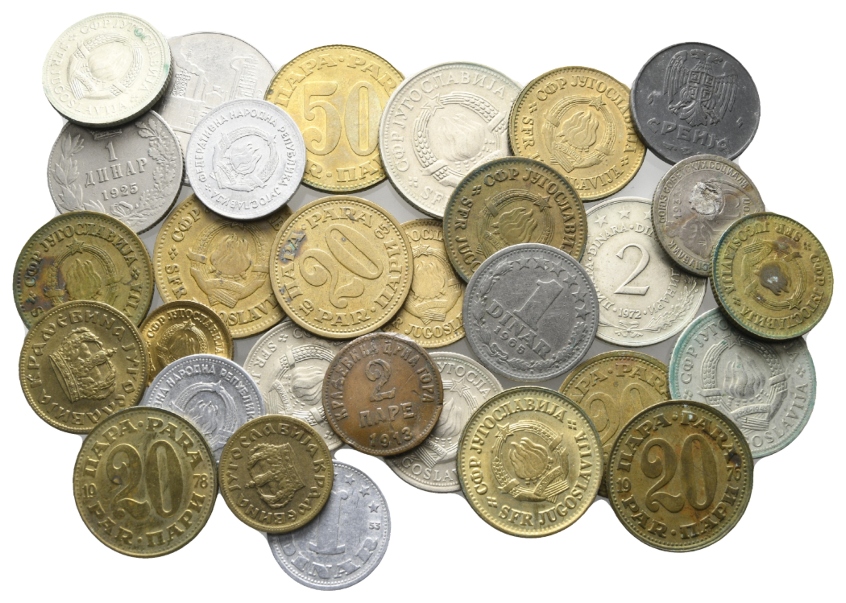  Jugoslawien; Lot Kleinmünzen   