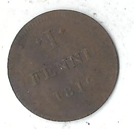  Altdeutschland Frankfurt( Judenpf. )1 Pf.1819 Goldankauf Koblenz Frank Maurer F445   