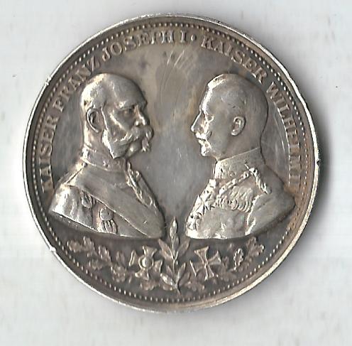  Medaillen sehr selten Deutsch-Österreich silber aus PP Goldankauf Koblenz Frank Maurer F919   