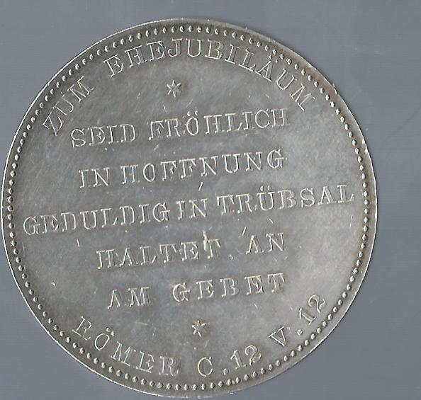  Medaillen Wilhelm und Auguste 50,6 Gramm Silber PP- Goldankauf Koblenz Frank Maurer F988   