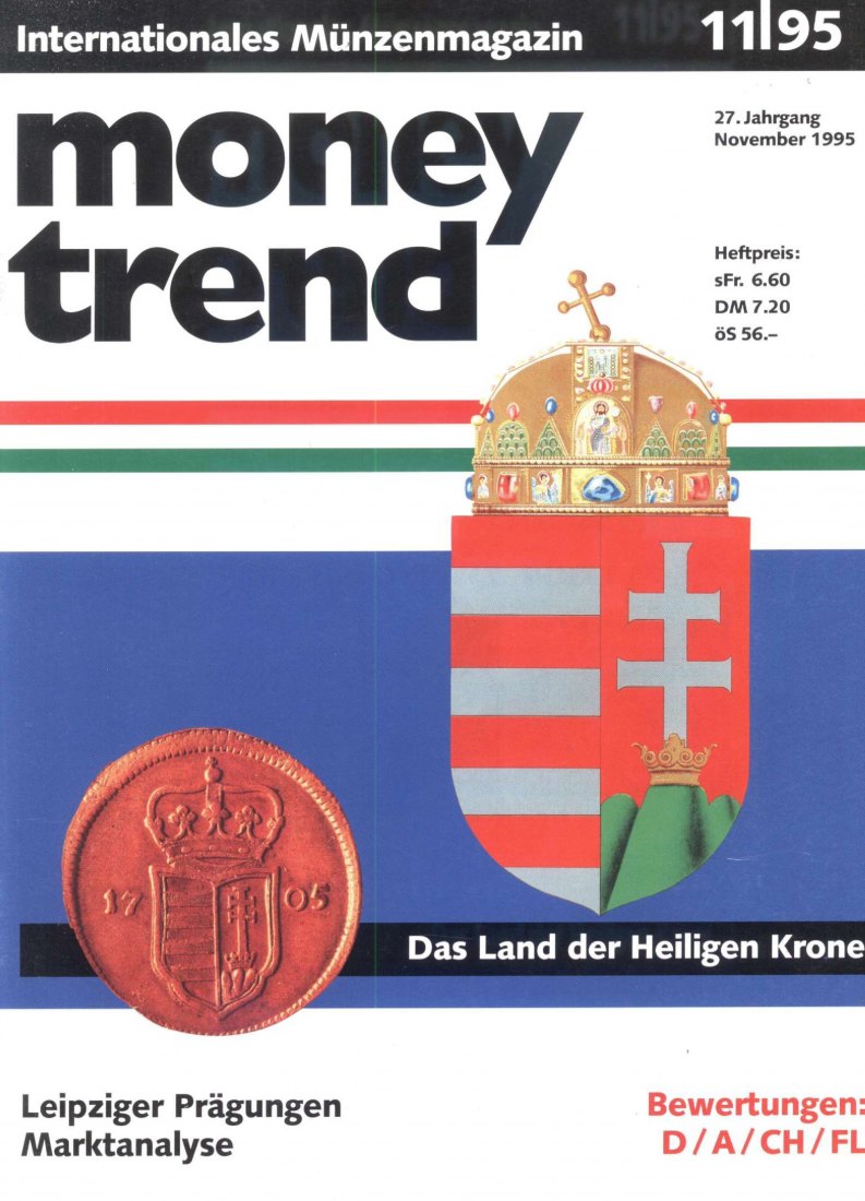  Money Trend 11/1995 - ua. Gründe, Ausmass und Absichten der Stempelung Meissner Groschen   
