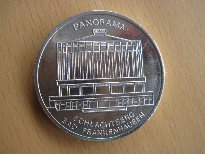  Medaille DDR Thomas Müntzer 1979 Panorama-Schlachtberg-Bad Frankenhausen, Hettstedt   
