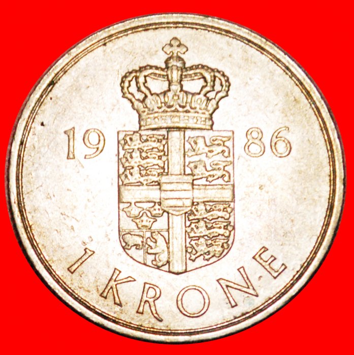  * GREENLAND and FAROE ISLANDS (1973-1989): DENMARK ★ 1 CROWN 1986! LOW START ★ NO RESERVE!   