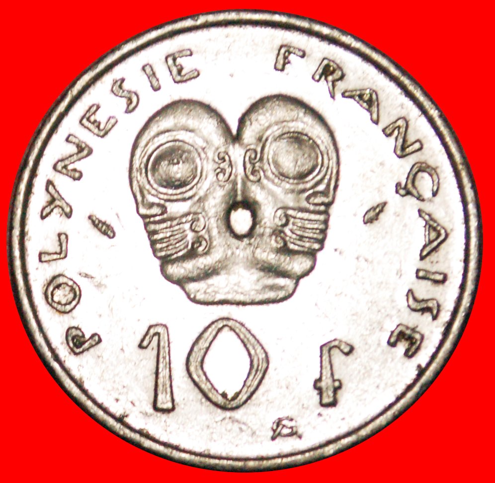  * FRANCE TIKIS (1972-2005): FRENCH POLYNESIA ★ 10 FRANCS 1982 DISOVERY COIN★LOW START! ★ NO RESERVE!   