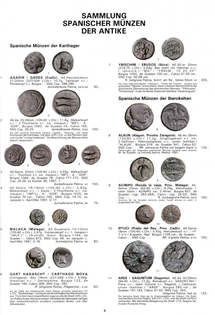  Münzzentrum (Köln) Auktion 154 (2010) Slg. Aachen Teil II. Sammlung Iberokelten (Spanien) ,Medaillen   