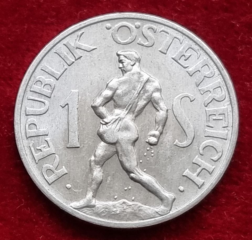  4248(2) 1 Schilling (Österreich) 1957 in vz ....................................... von Berlin_coins   