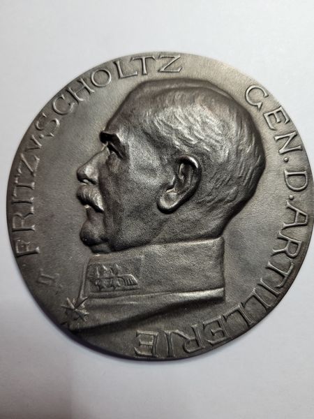  Habich Medaille 1915 F.Scholtz General der Artillerie selten Golden Gate Koblenz Frank Maurer i718   