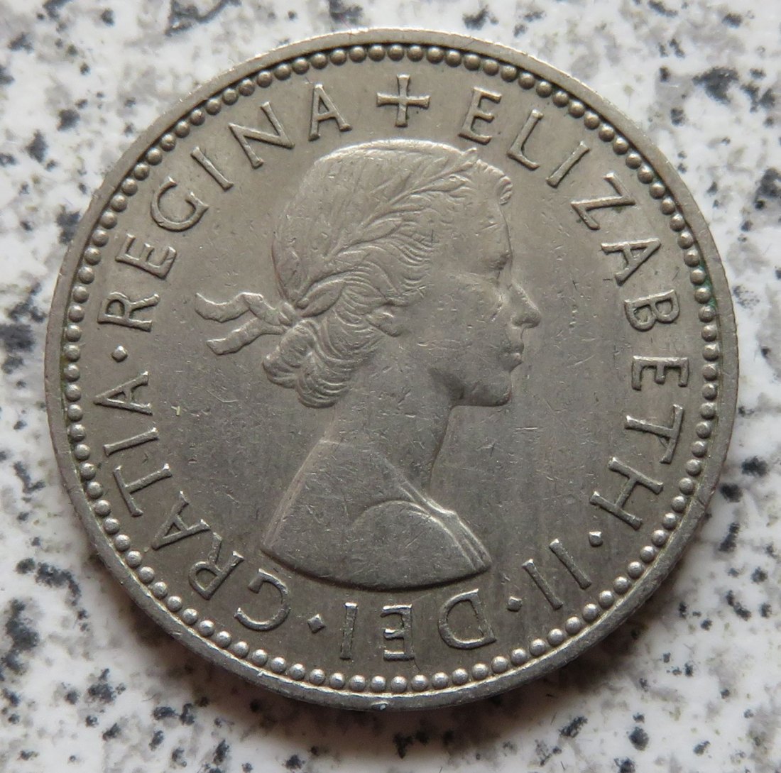  Großbritannien 1 Shilling 1957, Englisch (3)   