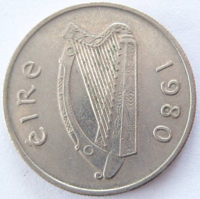  IRLAND IRELAND 5 Pence 1980 K-N ss-vz   