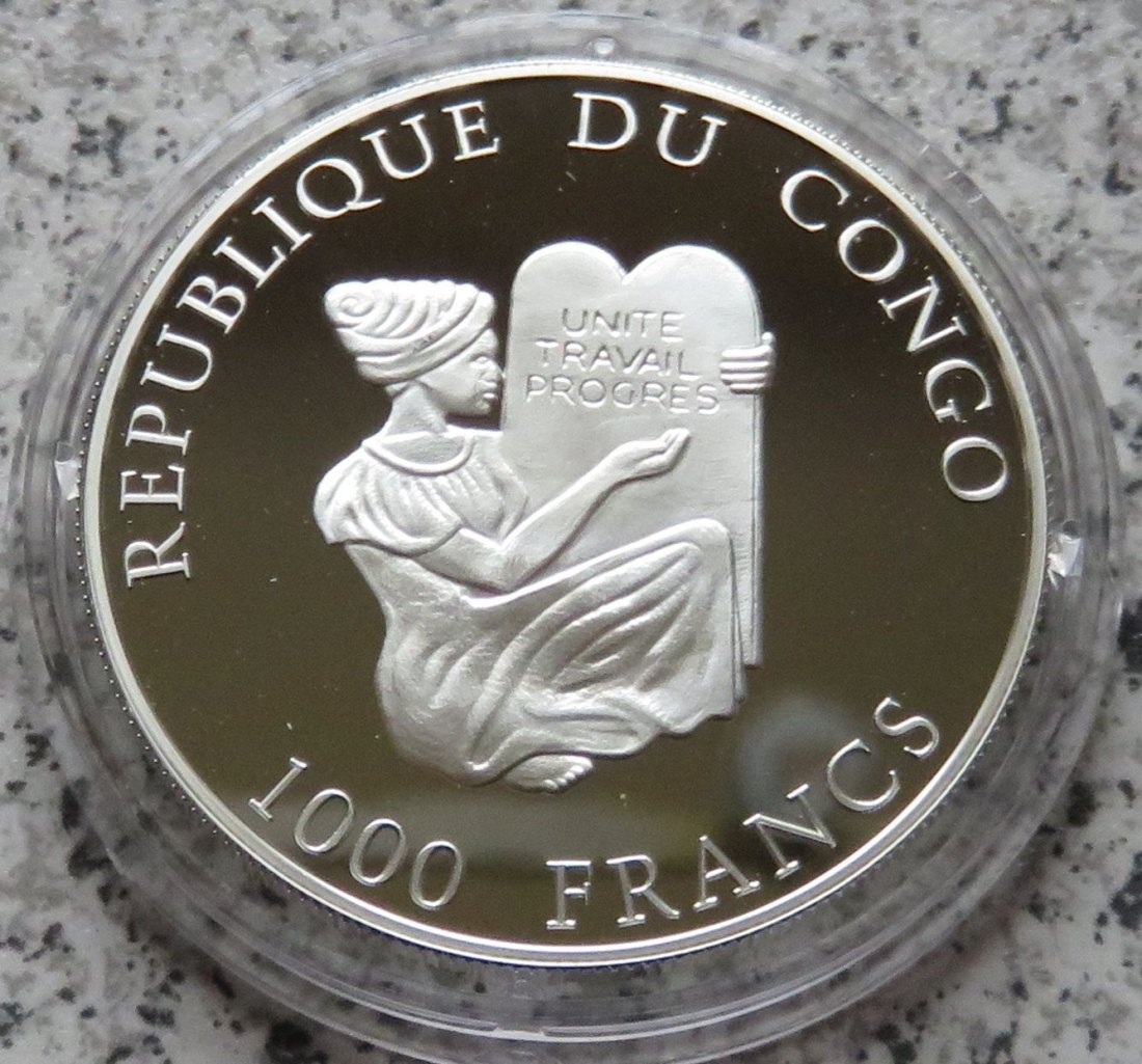  Kongo 1000 Francs 2001   